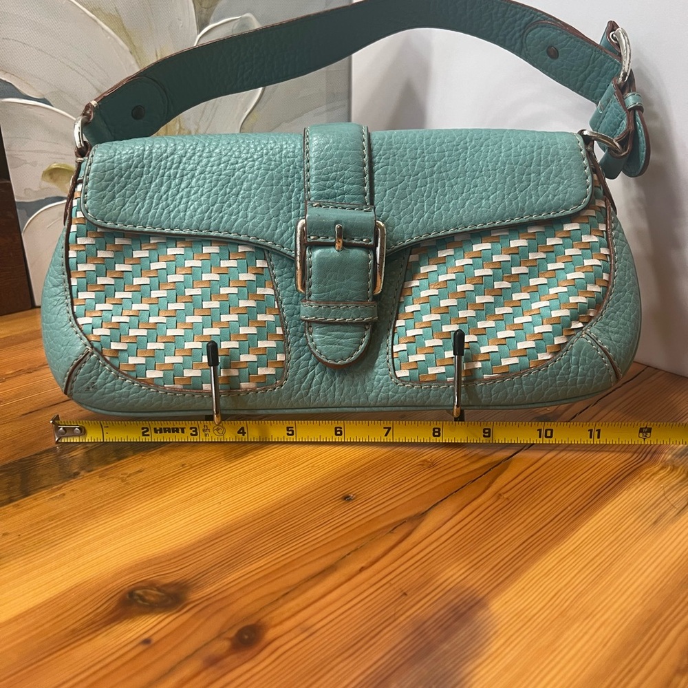 Michael kors  teal/turquoise shoulder bag - Picture 12 of 15